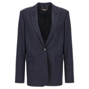 Stella Mccartney Tailored Grey Wool Flannel Blazer - NWT